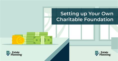 setting up a charitable fund.